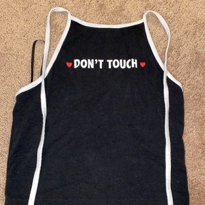 Don’t touch halter top